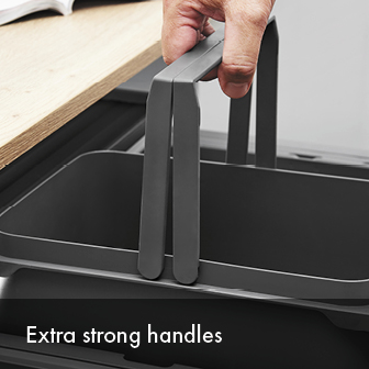 ECO-top INTEGRATED WASTE BIN - extra strong handles